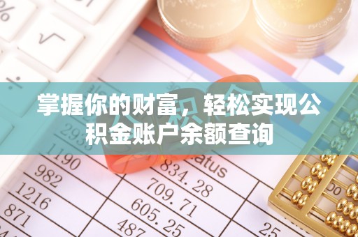石棉掌握你的财富，轻松实现公积金账户余额查询