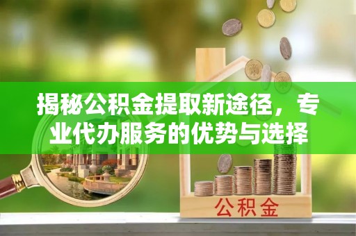 石棉揭秘公积金提取新途径，专业代办服务的优势与选择