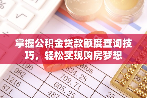 石棉掌握公积金贷款额度查询技巧，轻松实现购房梦想
