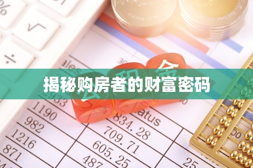 石棉揭秘购房者的财富密码