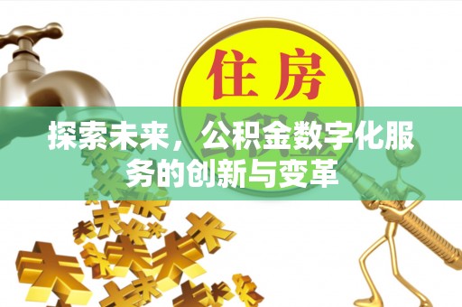 石棉探索未来，公积金数字化服务的创新与变革