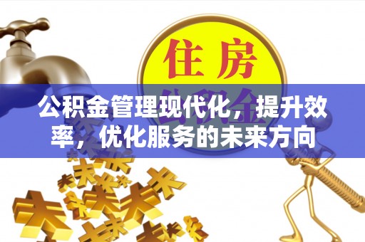 石棉公积金管理现代化，提升效率，优化服务的未来方向